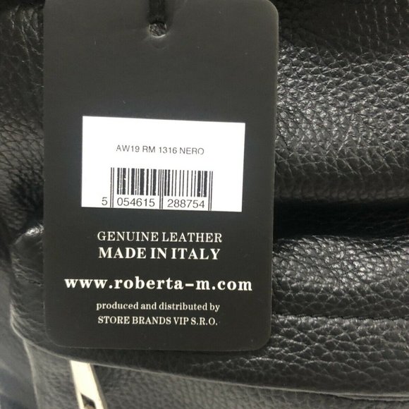 Roberta M Women's Soft Leather Backpack - Picture 4 of 9